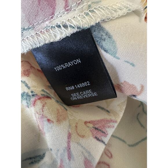 Torrid Peplum Challis Sweetheart Flutter Sleeve Top Floral Women's Plus Size 1X - Picture 6 of 11